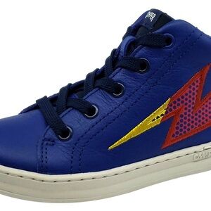 Camper Kids Blue Sneakers with Lightning Design